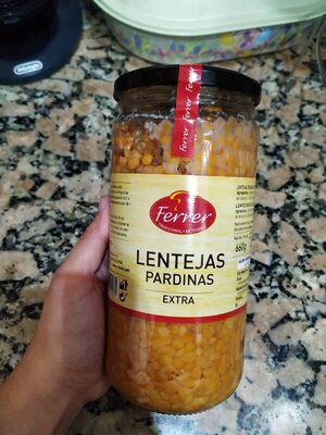 Lentejas pardinas extra front packaging