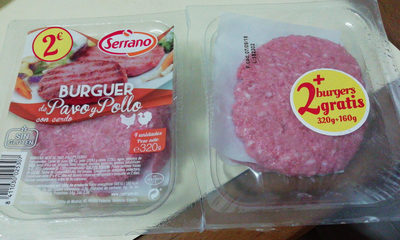 Burger meat 4UDS Mixta Pavo+Pollo