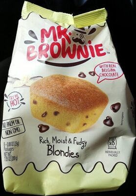 Blondies mit belgischer Schokolade