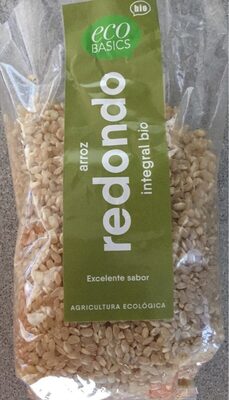 Arroz redondo integral front packaging