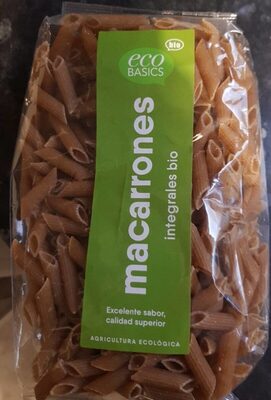 Macarrones integrales bio