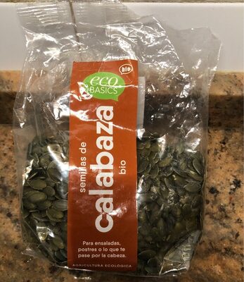 Semillas de calabaza bio front packaging