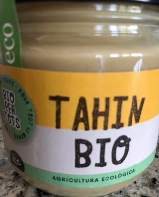 Tahin Bio front packaging