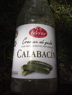 Cremas al gusto Calabacín