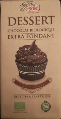 Dessert chocolat biologique extra fondant