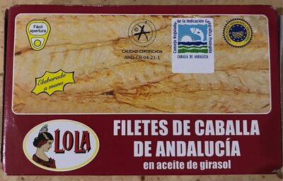 Filetes de caballa de Andalucía
