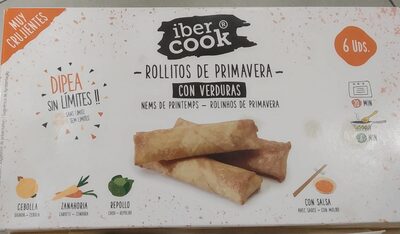 Rollitos de primavera con verduras