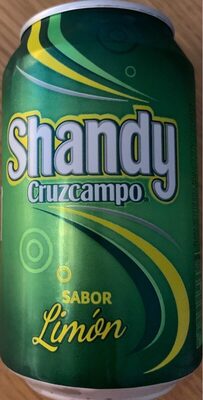 Shandy Cruzcampo sabor limón front packaging