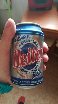 Cerveza sin alcohol front packaging