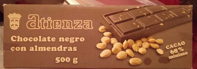 Chocolate con almendras front packaging