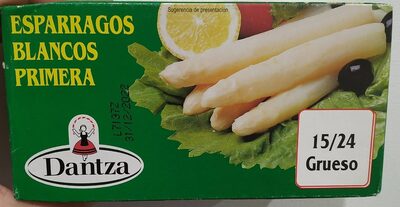 Dantza Espárragos Blancos front packaging