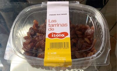Pasas sultanas front packaging
