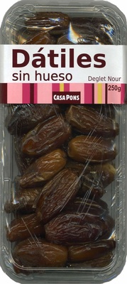 Dátiles sin hueso "Casa Pons" Variedad Deglet Nour