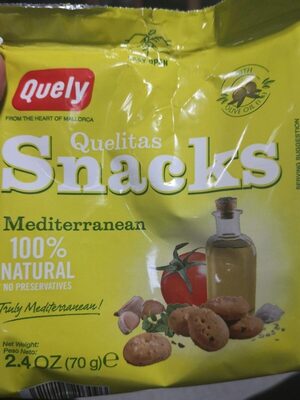 Quelitas snacks mediterranean