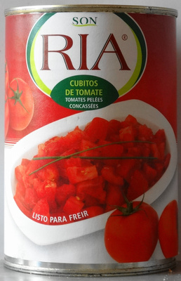 Tomates pelées concassées (Cubitos de Tomate)