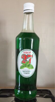 Sirop menthe verte