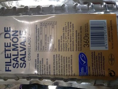 Filete de salmón salvaje