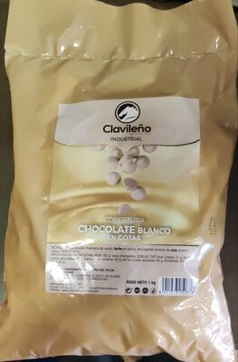 Chocolate blanco en gotas