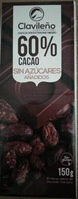 Chocolate Extrafino Negro 60% Cacao
