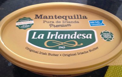 Mantequilla pura de Irlanda Premium