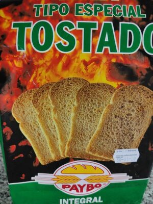 Pan tostado integral paybo