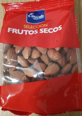 Almendras con piel front packaging