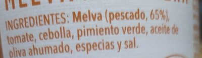 Melva a la roteña ingredients label