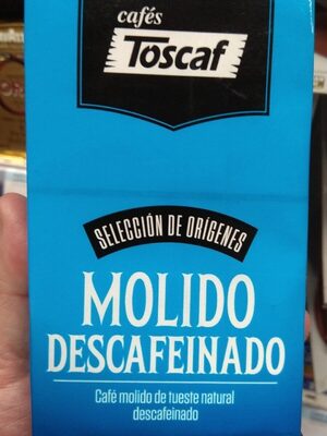 Café molido de tueste natural descafeinado
