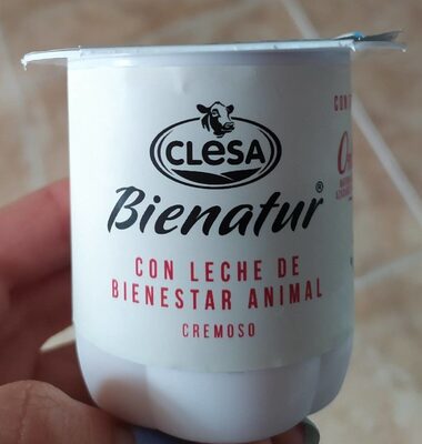 Bienatur yogur con trocitos de fresa