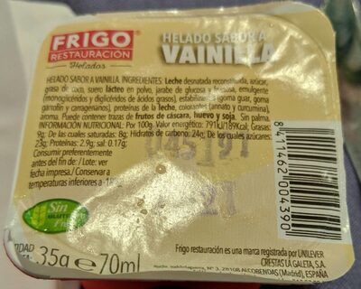 Helado sabie a vainilla