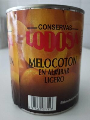 Melocotón en almibar ligero