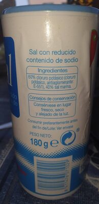 Sal hiposódica ingredients label