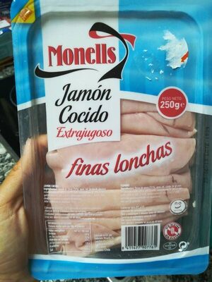 Jamón cocido front packaging