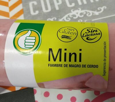 Mini fiambre de magro de cerdo front packaging