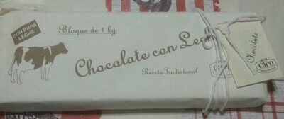 Chocolate con leche caro