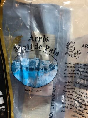 Arrós bomba front packaging