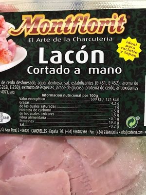 Lacón cortado a mano