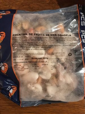 Cocktail de fruits de mer congele