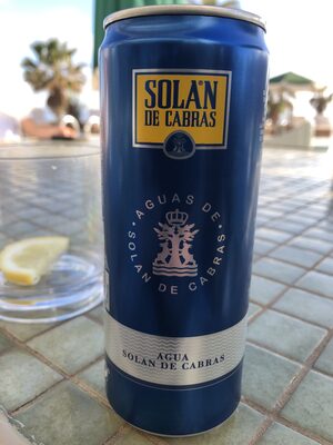 Agua mineral natural front packaging