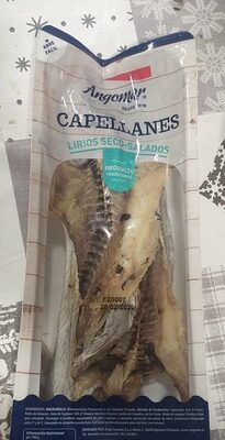 Bacaladilla seca front packaging