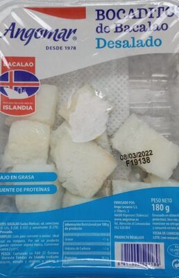 Bocaditos de Bacalao Desalado