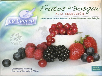 Mezcla de frutas del bosque congeladas "La Cuerva"