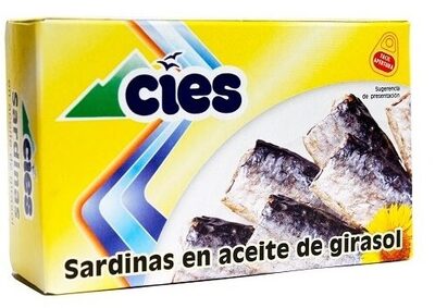 Sardinas en aceite de girasol