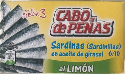 Sardinas en aceite de girasol al limón