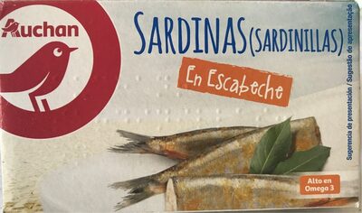 Sardinas en escabeche front packaging