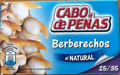 Berberechos al natural