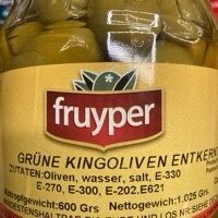 Grüne King Oliven