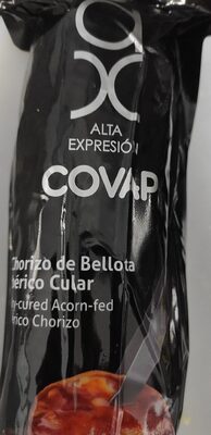 Chorizo de bellota ibérico cular front packaging