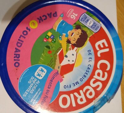 Queso en porciones el Caserío