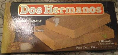 Turrón almendrado blando front packaging